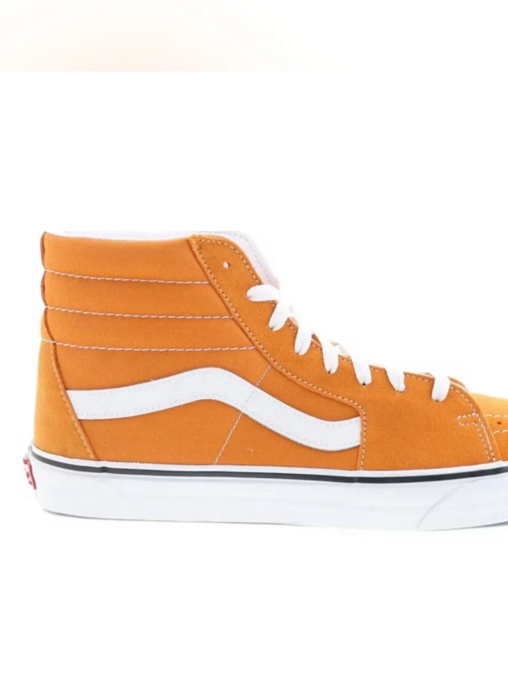 Vans Burnt Orange High-Top Skate Sneakers, Like New Condition, Size W7, M5.5